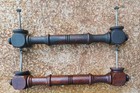 2 Carved Antique Victorian Solid Walnut Brackets Corbels 15  Wide
