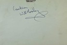 Bill Moseley   Peter Aldersley Autograph Signed 4x6 Album Page Fabulous Beatmen