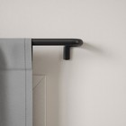 Umbra Twilight Curtain Rod  Wrap Around Blackout  30 To 84 Inches  Black
