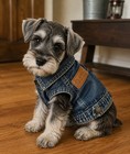 Fashion Pet Small Dog Cat Classic Denim Jacket Coat Puppy Kitten Pet Clothes