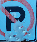 Authentic Street Road State Highway Sign 24  X 24  No Parking