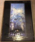 Star Trek 25th Anniversary Print   Poster 1966 - 1991 Framed W  Water Damage