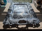Vintage 1995 Arthur Court Grape Serving Tray 18    X 13 5    Large Handled