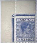 Travelstamps  1943 Bahamas  105a Used King George Vi  Mint  Og   Nh  Three Pence