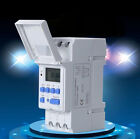 Digital Lcd Programmable Timer Ac dc 12v 16a Time Relay Switch Rail Mounting New