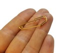 50 Pcs Gold Brass Plated Kilt Pins 32mm 1-1 4  Brooch Badge Safety Pin Backs 