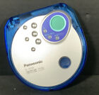 Panasonic Portable Cd Player Model Sl-sx390 Anti Skip System Blue Tested   Works