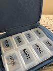 Vera Bradley Cat s Meow Travel Pill Case Box Blue W Kittens Nwt