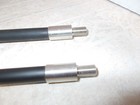 Weboost Trucker Otr  Rv 13  Masts Antenna Extensions 2pk  Black   Chrome