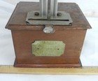 Antique Unusual Open Well De Maelzel Wooden Metronome  