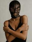 Black Gothic Lace Face Mask Unisex Venetian Style Masquerade Costume Party Acces