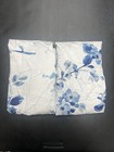 2 Lauren Ralph Watercolor Sandra Floral Design Standard Shams Blue White