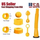 Old Style Gas Can Replacement Spout Kit  Cap Nozzle Vent For Plastic Fuel Cans