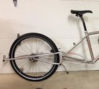 Xtracycle Free Radical Bicycle Cargo Bike Wheelbase Extender Frame 26  Qr Wheel