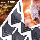 360 Pcs Photo Corners Self Adhesive  Scrapbooking Photo Mounting Corners  Black 