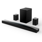 Tcl Q85h Q Class 7 1 4 Ch Sound Bar W  Subwoofer   Surround Speakers - Black