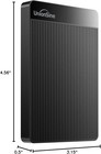 Unionsine 2tb Ultra Slim Portable External Hard Drive Hdd-usb 3 0