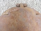 Vintage Cast Iron Waffle Maker No  2 Scalloped Design Antique Kitchen Tool