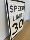 Speed Limit 30 Sign  18    X 24    Aluminum  Highly Reflective Road Sign