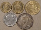 Yugoslavia 1938 5 Coins 50 Para dinar 2 Dinara 10 Dinara  20 Dinara Unc-bu As Pi