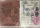 Stampin Up Christmas Pines   Ornamental Pine Stamp Set Lot 2 Holiday