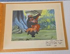 Walt Disney Original Production Cel Jungle Book King Louie Baloo Signed Lee Dyer