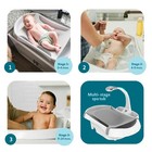 The First Years Rain Shower Baby Bathtub Set - Includes Infant Sling  White 