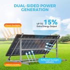 Werchtay Bifacial Solar Panel 200w N-type 18bb High-efficiency Solar Off-grid Us