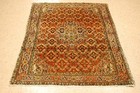Natural Wool Old Oriental Rugs  Hand Woven knotted Size Approximately3 7  X 5 1 