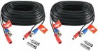 Zosi Security Camera Cable 60ft Dc Power Bnc Rca Connector Surveillance Wire