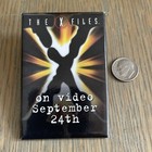 Very Rare  Vintage 1996 The X-files Vhs Video Release Movie Promo Pinback Button