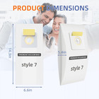 9 Pack Style 7 Vacuum Bags Replacement For Bissell Style 7 Vacuum Bags Powerforc
