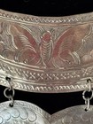 Vintage Tribal Hmong Miao Bib Choker Silver Plate Ceremonial Necklace