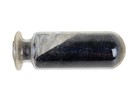 Vintage Glass Specimen Vial Antique Scientific Laboratory Corked Jar Coal Sample