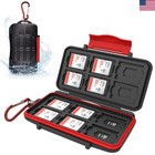 Professional Waterproof Memory Card Case Holder Storage Sd Sdhc Sdxc Tf Black