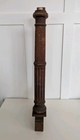 Antique Carved Wood Finial Post Column Architectural Salvage 