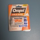 New Orajel Touch Free Fast Acting Cold Sore Pain Relief 6 Vials Exp 1 2027