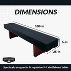 Hathaway Shuffleboard Table Cover   Protective Cover For Shuffleboard Game