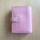 Filofax Malden Personal Organizer Rose Pink Buffalo Leather Planner With Box