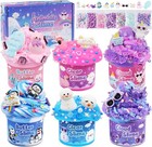 Fun And Stress-relieving 6 Pack Slime Kits For Kids - Great Goodie Bag Stuffers