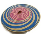 Lucky Penny Top Toy Spinning Top Beautiful Design Vintage Wood Disc