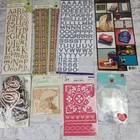 Huge Lot 100 Scrapbooking   Art Supplies Stickers Markers Washi Tape Clear Stamp