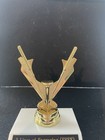4 1 2  Crossed Clubs Golf Trophy -ball Not Included -  look At All Pictures 