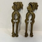 Vintage Solid Brass Set Of 2 Chicken rooster Nut Cracker bottle Opener  6  Long