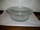 Chefs Choice Ribbed Glass 2qt Casserole Dish Designed By L m Vignelli Usa-no Lid