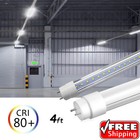 48 Inch Led Tube 4ft T8 Bulbs Light Fluorescent Replacement T12 4 Foot Bulb