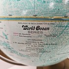 Globe World Ocean Series 3-d  Replogle 12  Moveable W  Stand 80 s Vintage
