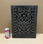 Antique Vtg Cast Iron 10x14 Decorative Victorian Floor Heat Grate Old 979-26b