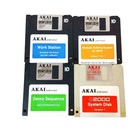 Akai S2000 Digital Sampler W  4 Floppy Disks - Used  Tested Power On