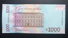 Ukraine 1000 Hryven 2019 2021  Unc P-129b New Prefix Variant